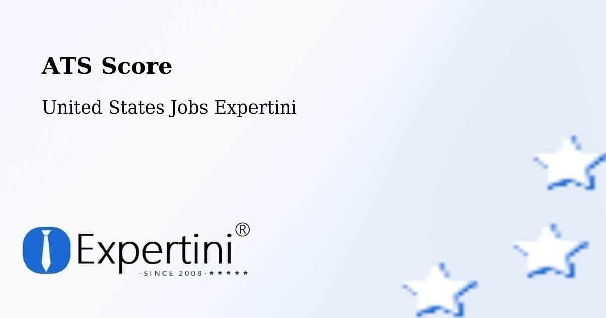 Resume ATS Score & Job Description Match Tool – Glasgow - United States Jobs Expertini